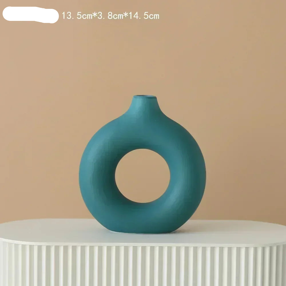 Vase céramique Donut